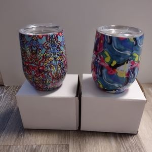 Lot of two wine tumblers / kids cup
